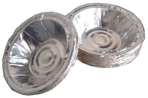 3 Inch Disposable Silver Paper Bowl for Food Serving
