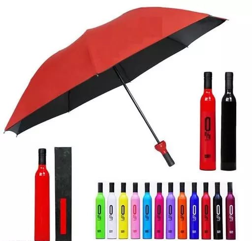 Plain bottle umbrella, Width : 20 Inch, 30 Inch, 40 Inch