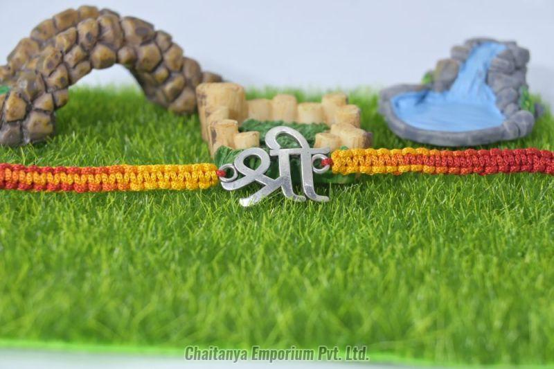 Divine Shree Silver Rakhi