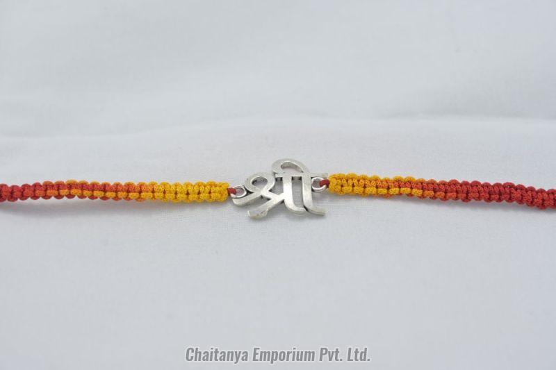 Divine Shree Silver Rakhi