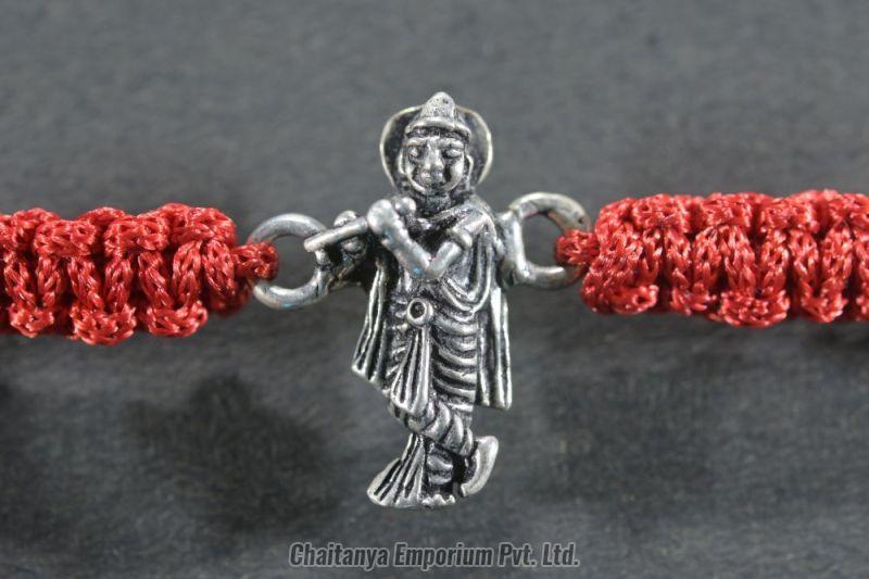 Divine Lord Krishana Silver Rakhi