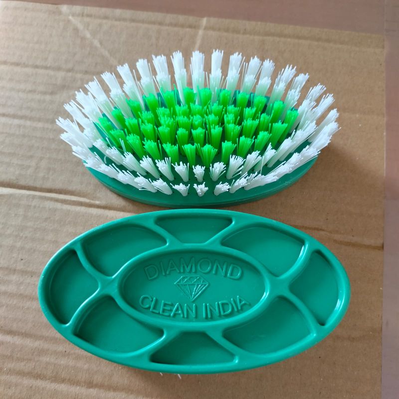 Diamond Long Bristle Plastic Cloth Washing Brush