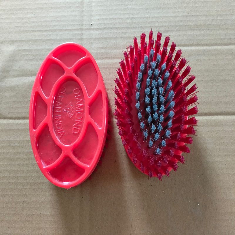 Plastic Press patla washing brush, Handle Material : PVC