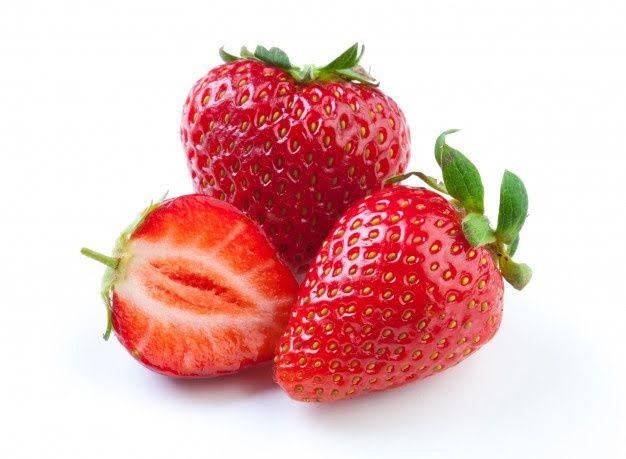 Organic Natural Fresh Strawberry, Freezing Process : Cold Storage