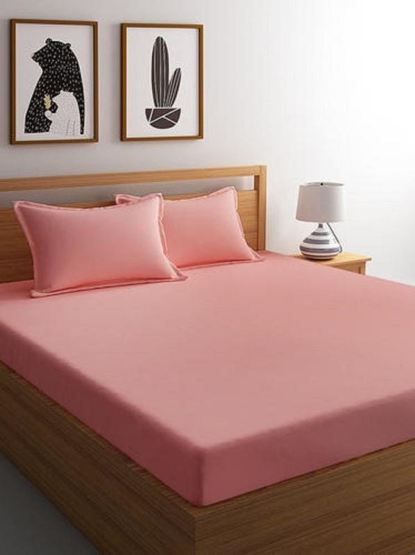 Cotton Double Plain Bed Cover