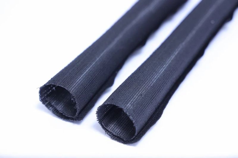 Polyester Self Wrap Sleeving, Color : Black