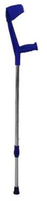 Iron Elbow Crutch Walking Stick, Handle Material : Plastic