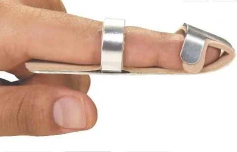 Plain Aluminium Finger Baseball Splint, Certification : Hospital