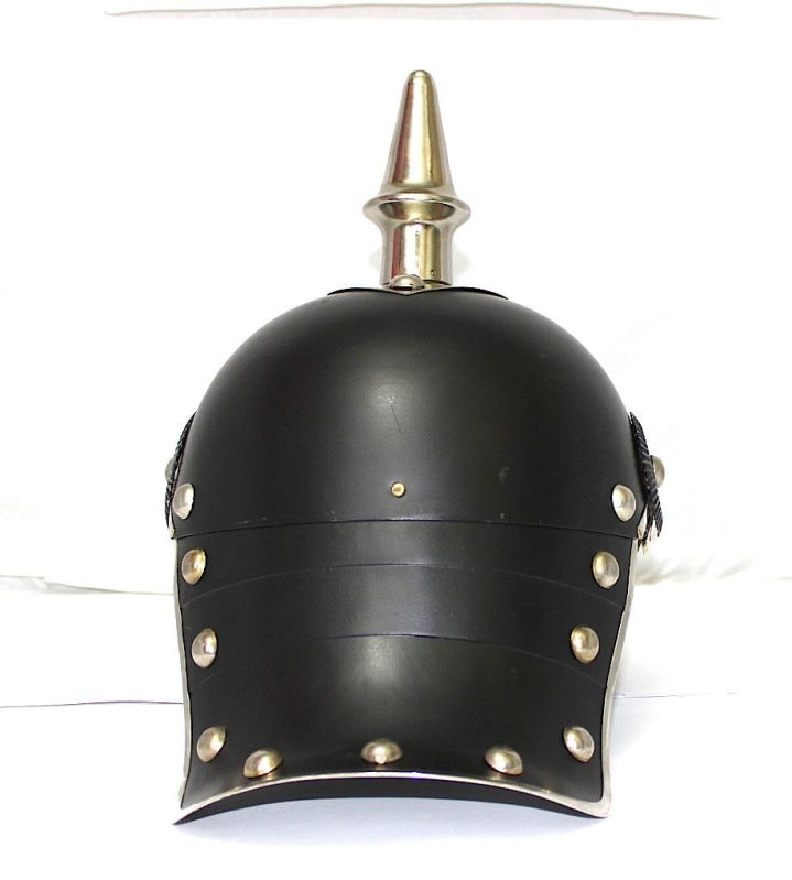 German Prussian Cuirassier Pickelhaube - Black Helmet Soldier