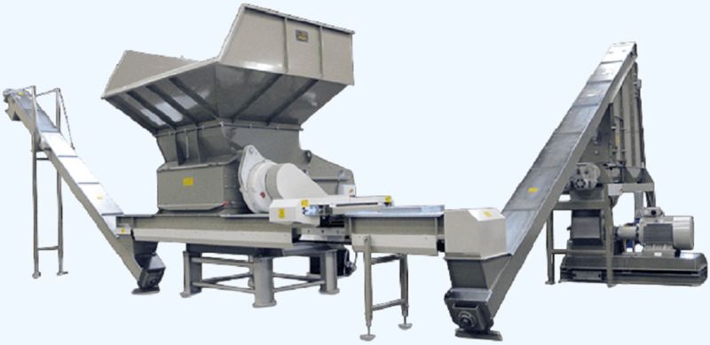 Industrial Waste Shredding System