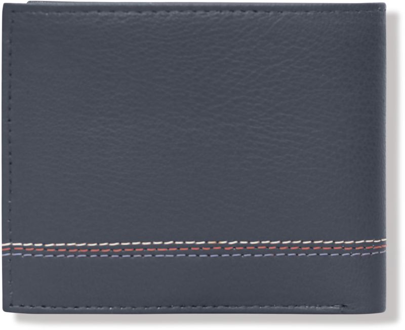 Kara Blue Bifold Leather Wallet