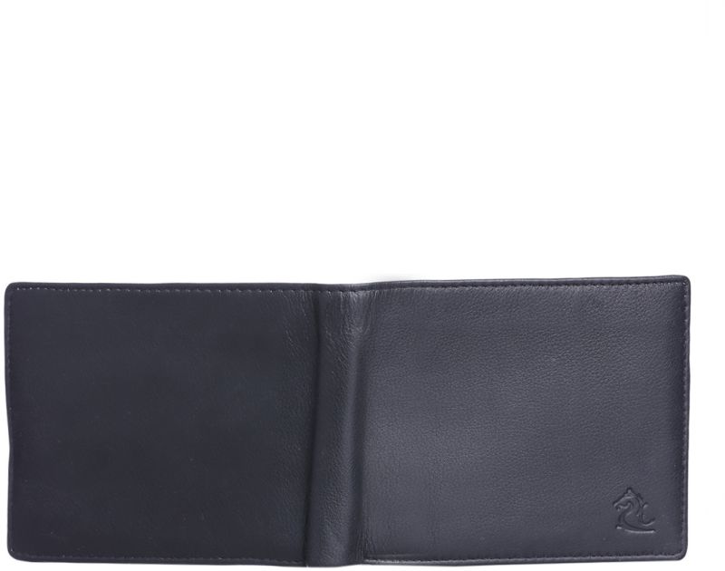 KARA Black Bifold Men Leather Wallet - Slim Zipped Pocket Genuine Leather Wallet For Men