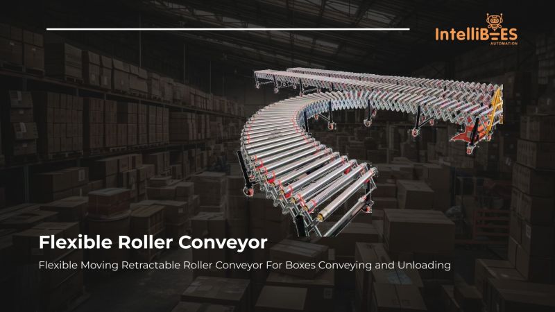 Mild Steel Flexible Roller Conveyor For Industrial