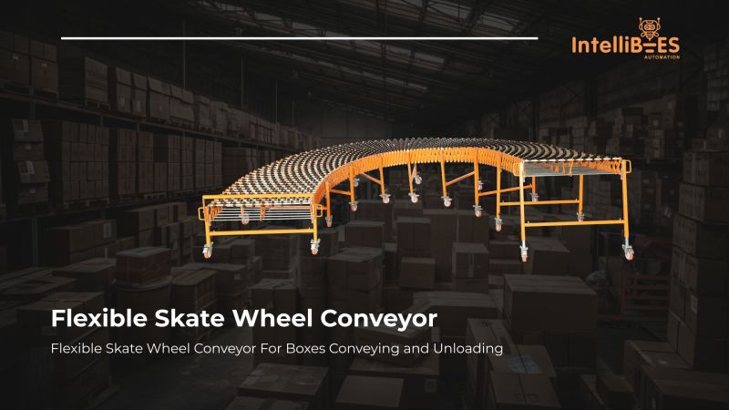 Intellibees Skate Wheel Conveyors For Moving Goods