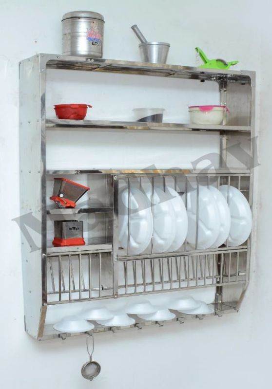 Plain 48x36 Inch Stainless Steel Kitchen Rack