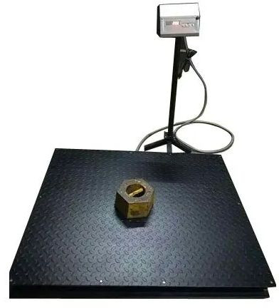 Barrick Iron Industrial Floor Weighing Scale, Shape : Square