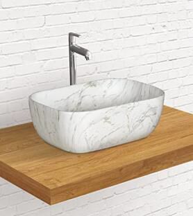 Polished Ceramic Table Top Wash Basin for Home, Hotel, Office, Restaurant