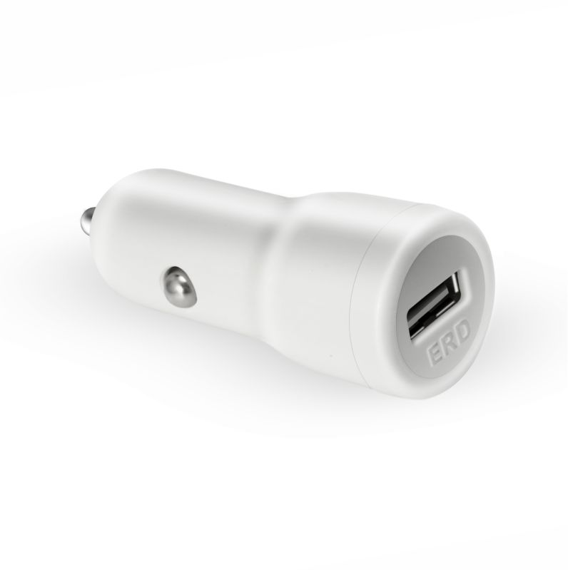CC 21 USB Dock White Car Charger