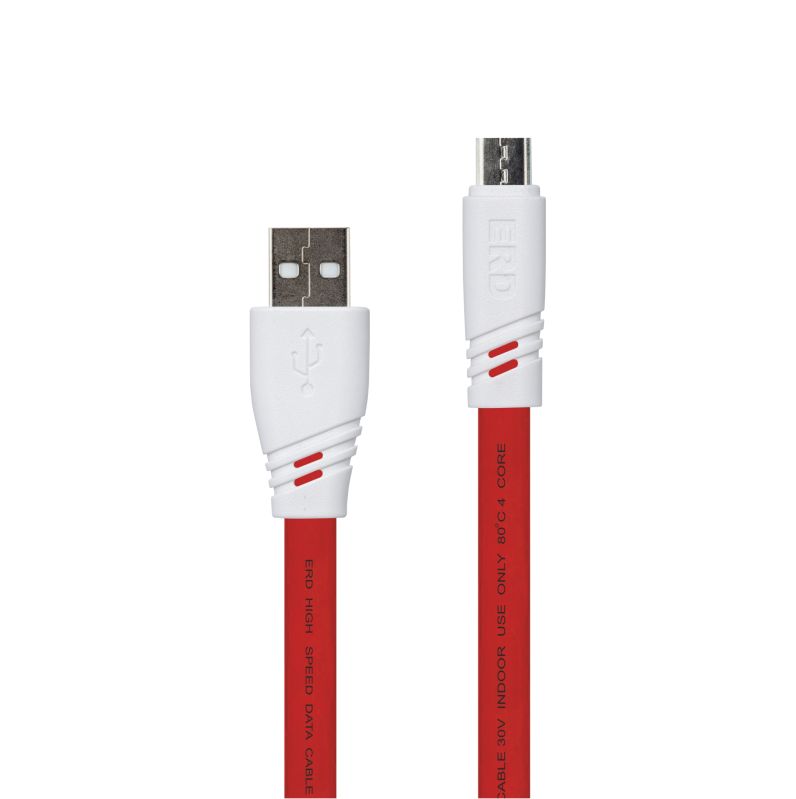UC 258R Flat Micro USB Data Cable