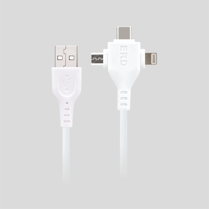 UC-83 Multi USB Braided Data Cable (3 in1)