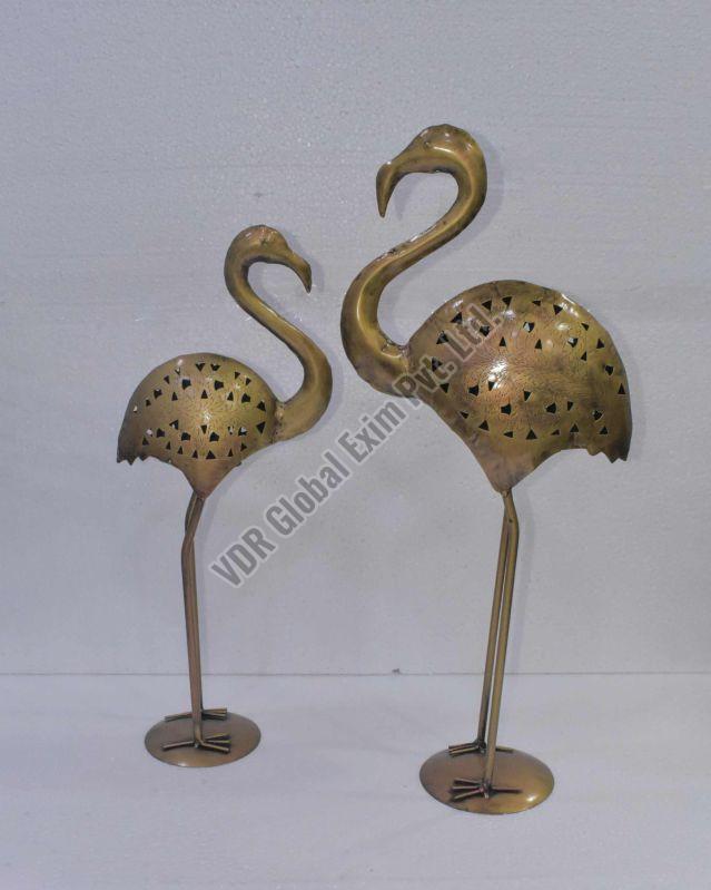 Polished Brass Antique Swan Couple for Jointing
