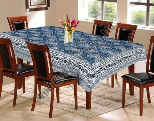 Multicolors Printed Cotton Dining Table Cover, Feature : Anti Shrink