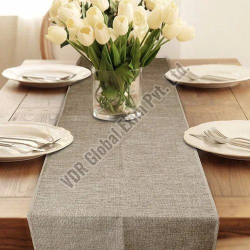 Plain Cotton Table Runner, Feature : Easy Washable