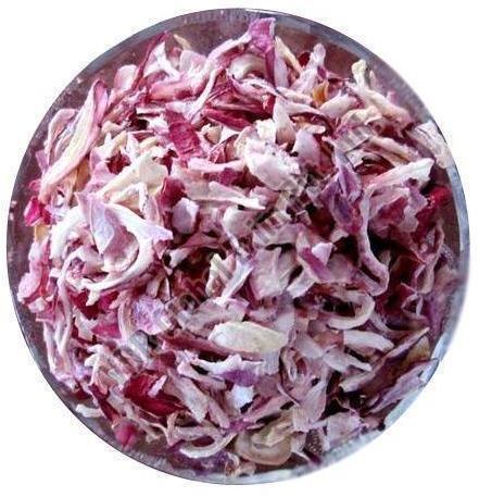 Dehydrated Red Onion Flakes, for Cooking, Packaging Type : Plastic Bag