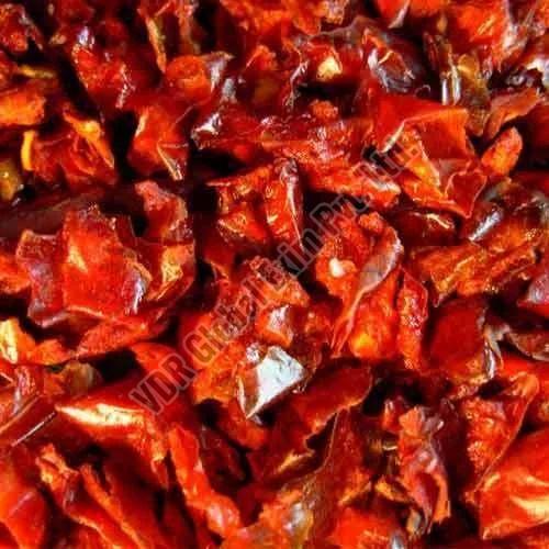 Red Natural Dehydrated Tomato Flakes, for Cooking, Ketchup, Packaging Type : Plastic Bags