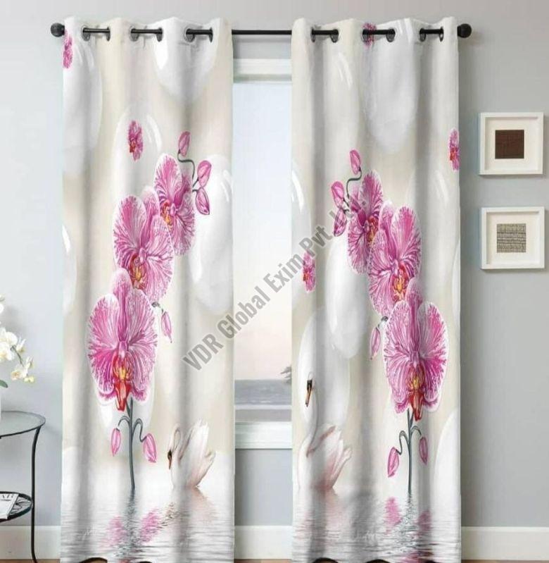 Polyester Digital Printed Curtains, For Doors, Window, Feature : Easily Washable, Attractive Look
