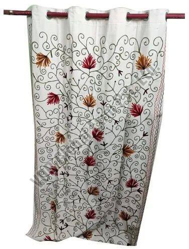 Multicolor Polyester Embroidered Curtains, for Doors, Speciality : Easily Washable, Attractive Pattern