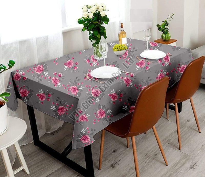 Multicolors Printed Polyester Dining Table Cover, Feature : Anti Shrink, Easy To Clean