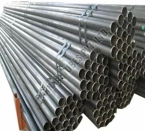 Polished Jindal Mild Steel Pipe, Shape : Round