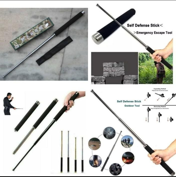 Stainless Steel Self Defence Stick for Security Purpose