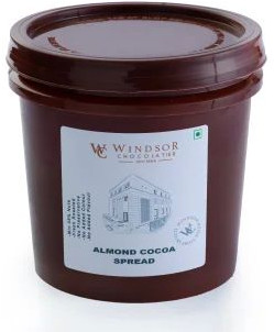Windsor Chocolatier Almond Cocoa Spread, Packaging Type : Plastic Container