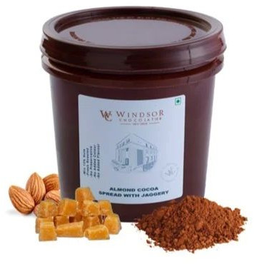 Almond Cocoa Spread with Jaggery, Packaging Type : Plastic Container