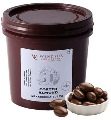 Windsor Chocolatier Chocolate Coated Almond Nuts for Human Consumption