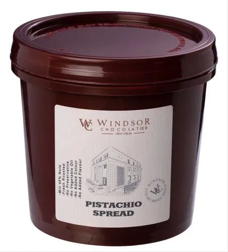Windsor Chocolatier Cocoa Pistachio Spread, Packaging Type : Plastic Packet