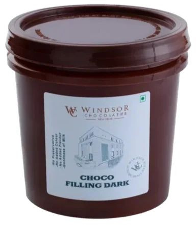 Windsor Chocolatier Dark Choco Filling, Packaging Type : Plastic Container
