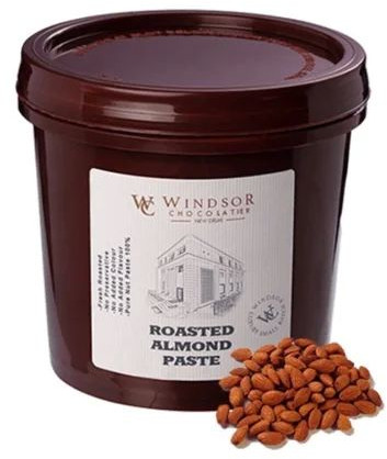 Windsor Chocolatier Roasted Almond Paste, Packaging Type : Plastic Container