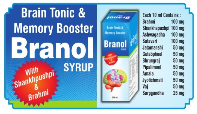 Branol Syrup for Human Consumption