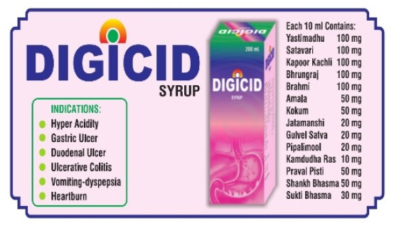 Digicid Syrup for Human Consumption