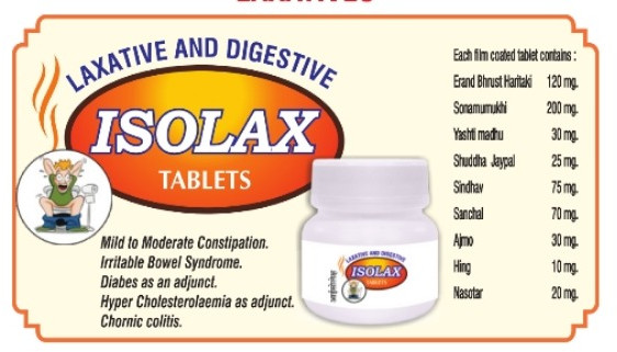 Isolax Tablets for Human Consumption