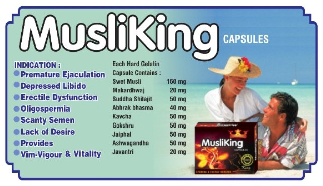 Musliking Capsule for Human Consumption