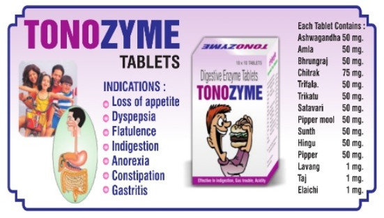 Tonozyme Tablets for Human Consumption