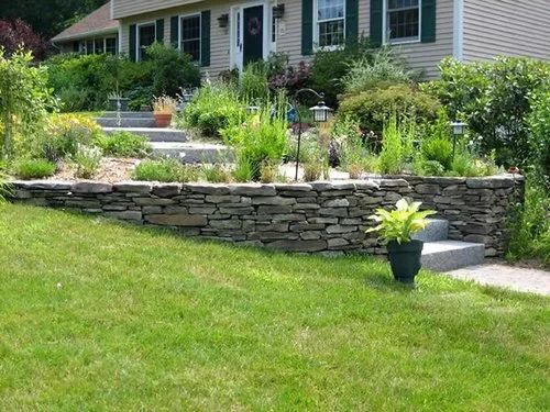 Concrete Retaining Wall for Outside the House