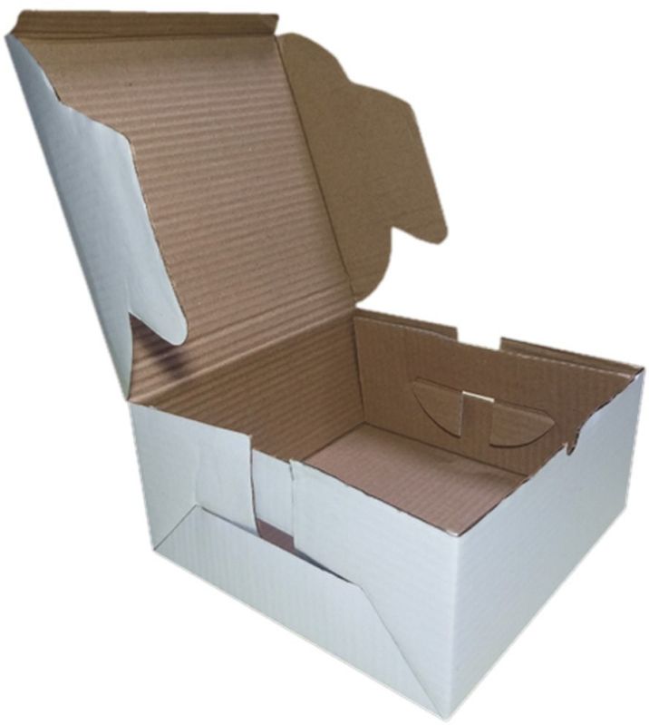 Plain Kraft Paper Pastry Box, Shape : Square