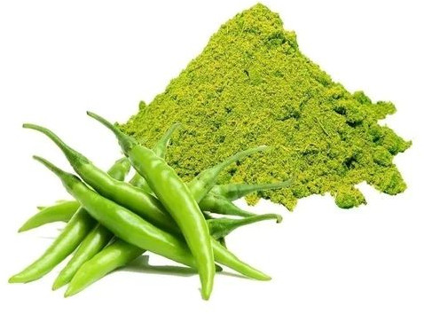 Spray Dried Green Chilli Powder for Food Industry