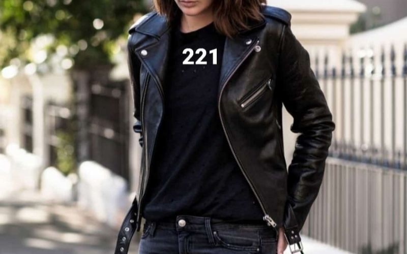 Glamourist Plain Black Ladies Leather Jacket, Sleeve Type : Full Sleeves