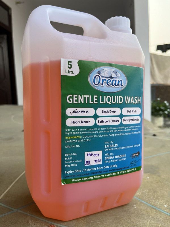 Orean Fragrance Liquid Hand Wash, Type Of Ingredient : Herbal